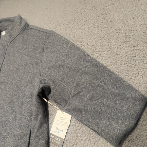 New Vuori Mens Cypress 1/4 Zip 2.0 Pullover Heather Grey Size Large V298 - Picture 5 of 16
